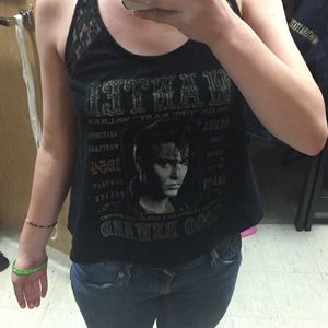 Cry Baby racer back tank top