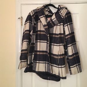Merona Plaid Jacket XXL