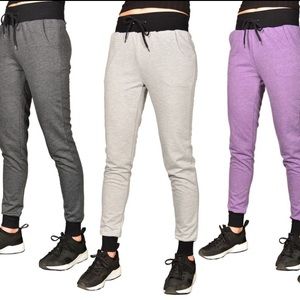 (Juniors) Solid joggers with ribbed trim