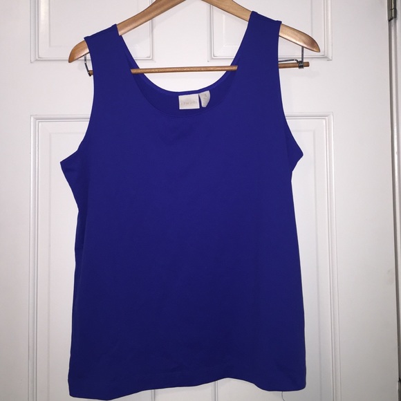CHICOS blue tank top - 3