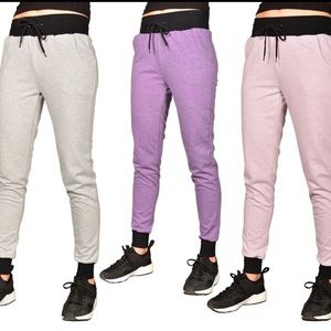 (Juniors) Solid joggers with ribbed trim