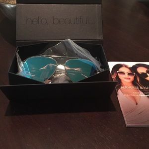 Perverse Toni Bologni Sunglasses Blue Silver