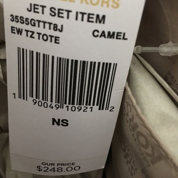 New Michael Kors Camel Tote - Picture 4 of 4