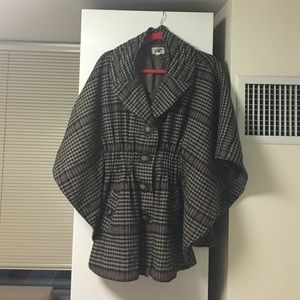 Plaid Cape