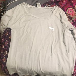 VS Pink long sleeve shirt.