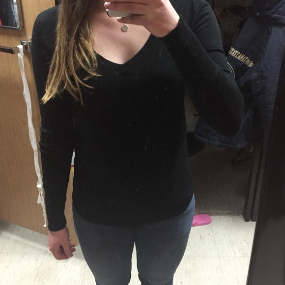 Very soft black long sleeve sweater