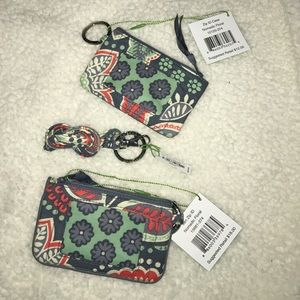 Brand new Vera Bradley set of wallets and keychain