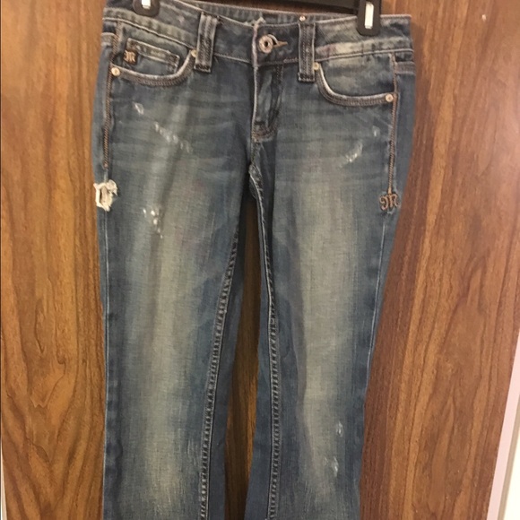 Miss Me Jeans Cow Hide Print Pocket