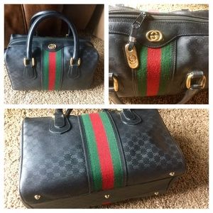 Authentic Vintage Gucci Speedy HTF Black