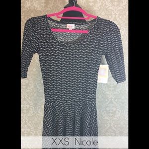 BNWT LulaRoe Nicole Dress in XXS