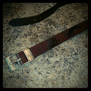 Detroit lions men's belt