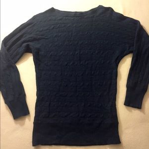 Ralph Lauren Dark Teal Cable Knit Sweater - Medium