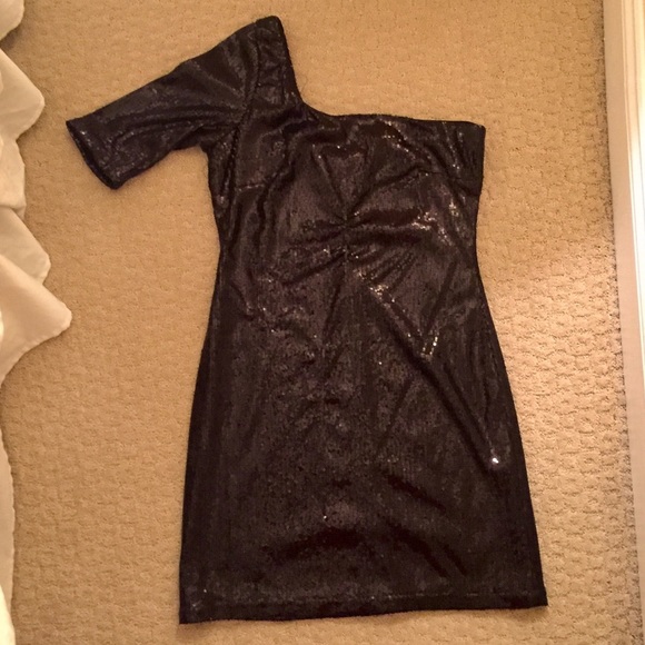 💃🏼Black Sequin Party Dress - Picture 3 of 3