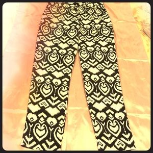 Black and white tribal Sans Souci bottoms