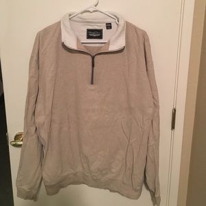 Cream Straight Down pullover sweater