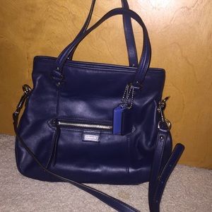 Coach leather bag! never used!