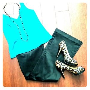 INC Black Satin Holiday Pants!!