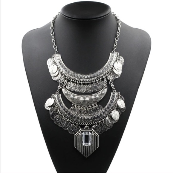 Boho Coin Necklace - Picture 2 of 4