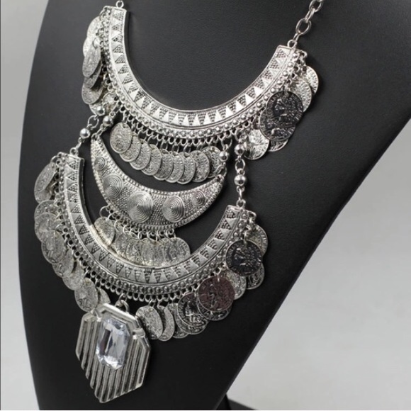 Boho Coin Necklace - Picture 3 of 4