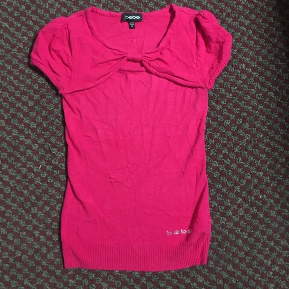 Bebe top pink