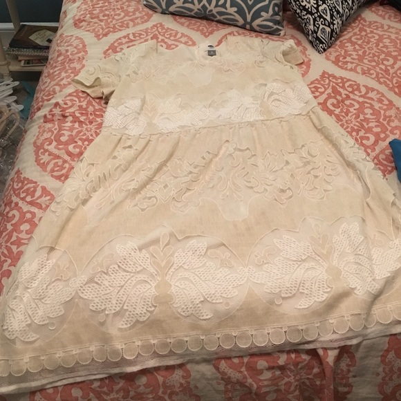 Ivory Lace Old Navy Dress