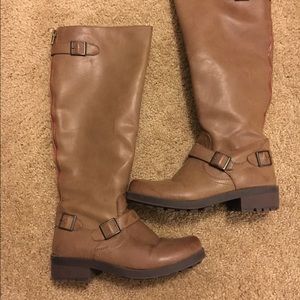 Tall brown mossimo boots