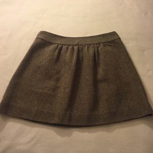 JCrew Mini Skirt in Natural Tweed - Size 6