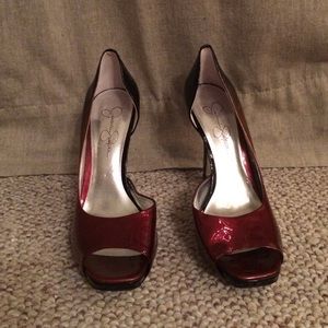 Jessica Simpson pumps - red ombre to black