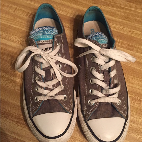 Blue converse