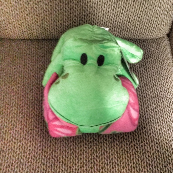 HUGGABLE LITTLE MONSTERS FROG WITH BLANKET