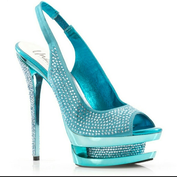 Unze couture crystal pumps