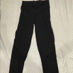 See-through leggings from the bottom leggings