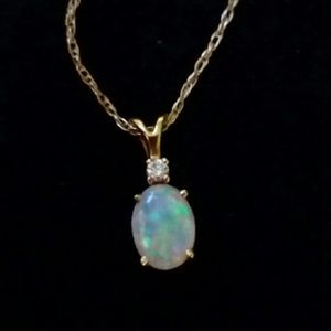 Opal necklace