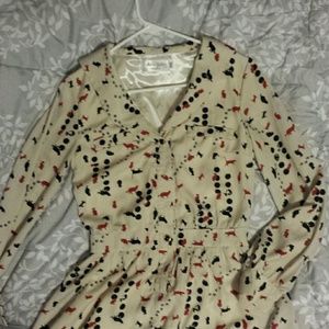 Modcloth Kitty print dress