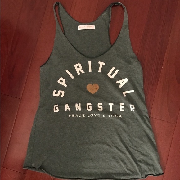Spiritual gangster cotton tank