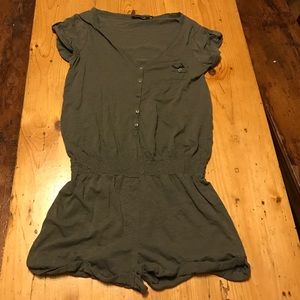 Olive green romper