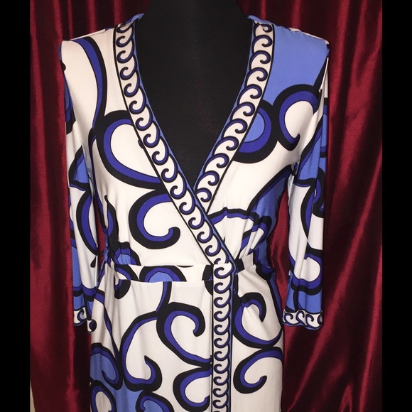 Mock wrap dress