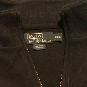 Polo by Ralph Lauren black 2XL half zip