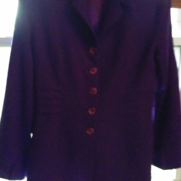 Women's royal purple 2-piece skirt.