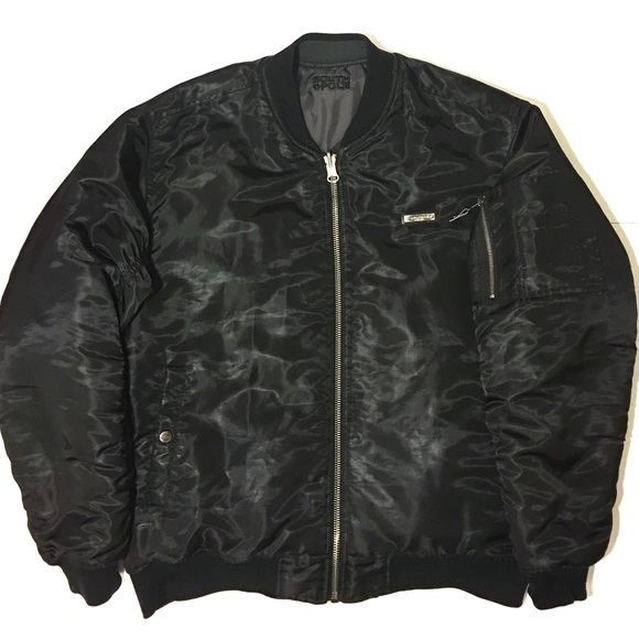 southpole bomber jacket black