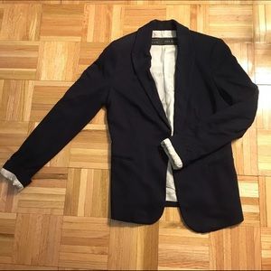 Soft Zara navy blazer