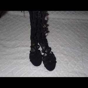 Black Gladiator Sandals