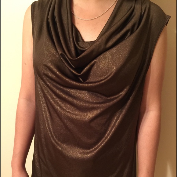 Chico's Size 1 brown sleeveless top