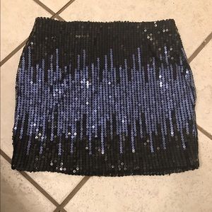 New with tags sequin mini skirt!