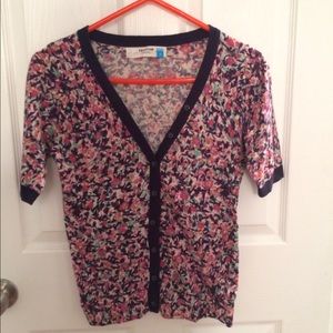 Sparrow Short Sleeve Button Down Cardigan Sweater