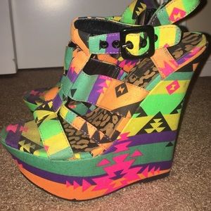 Aztec Print Shoes