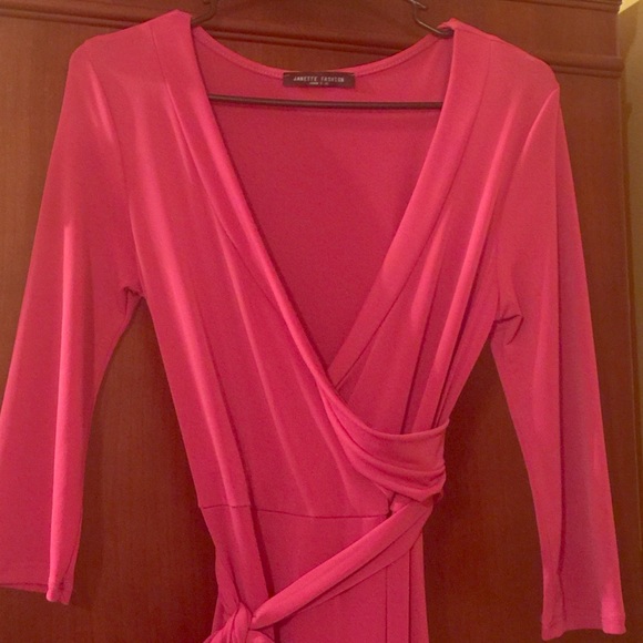 💞Fuchsia Wrap Maxi Dress💞