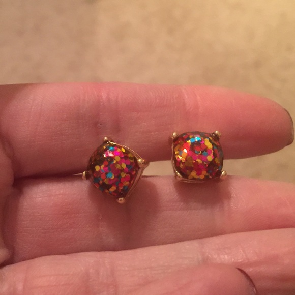 Glitter Earrings (new) - Picture 2 of 2