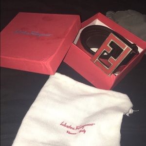 Fendi Belt sz 32 w/ Ferragamo box (dont have og)