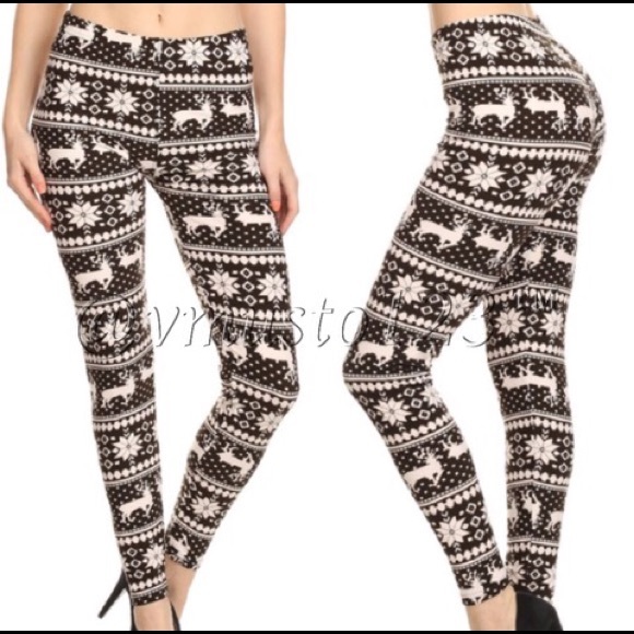 Fair Isle Reindeer Legging - Picture 4 of 4